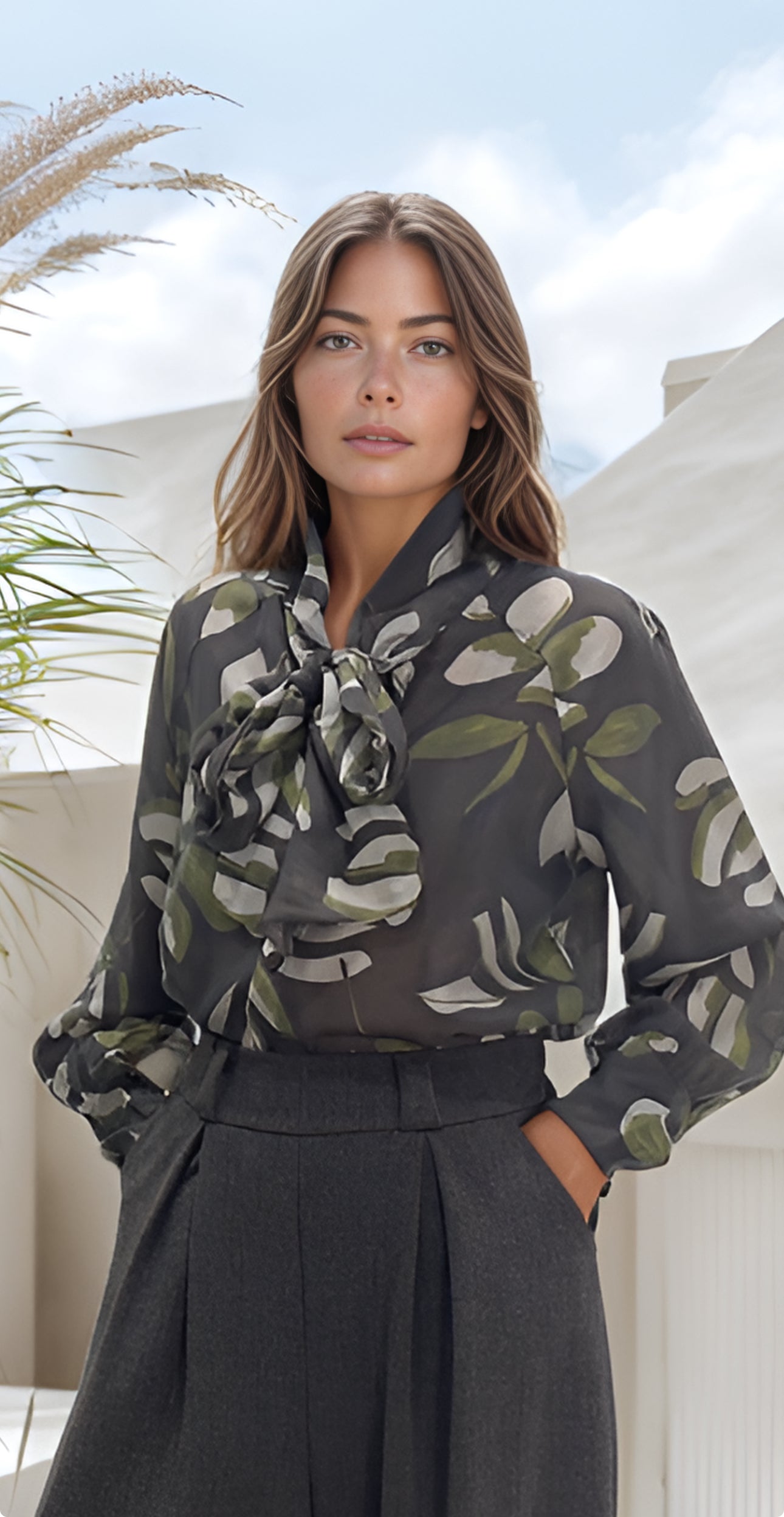 Blusa Laçada