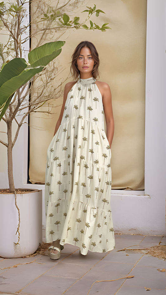 Vestido Palm Tree