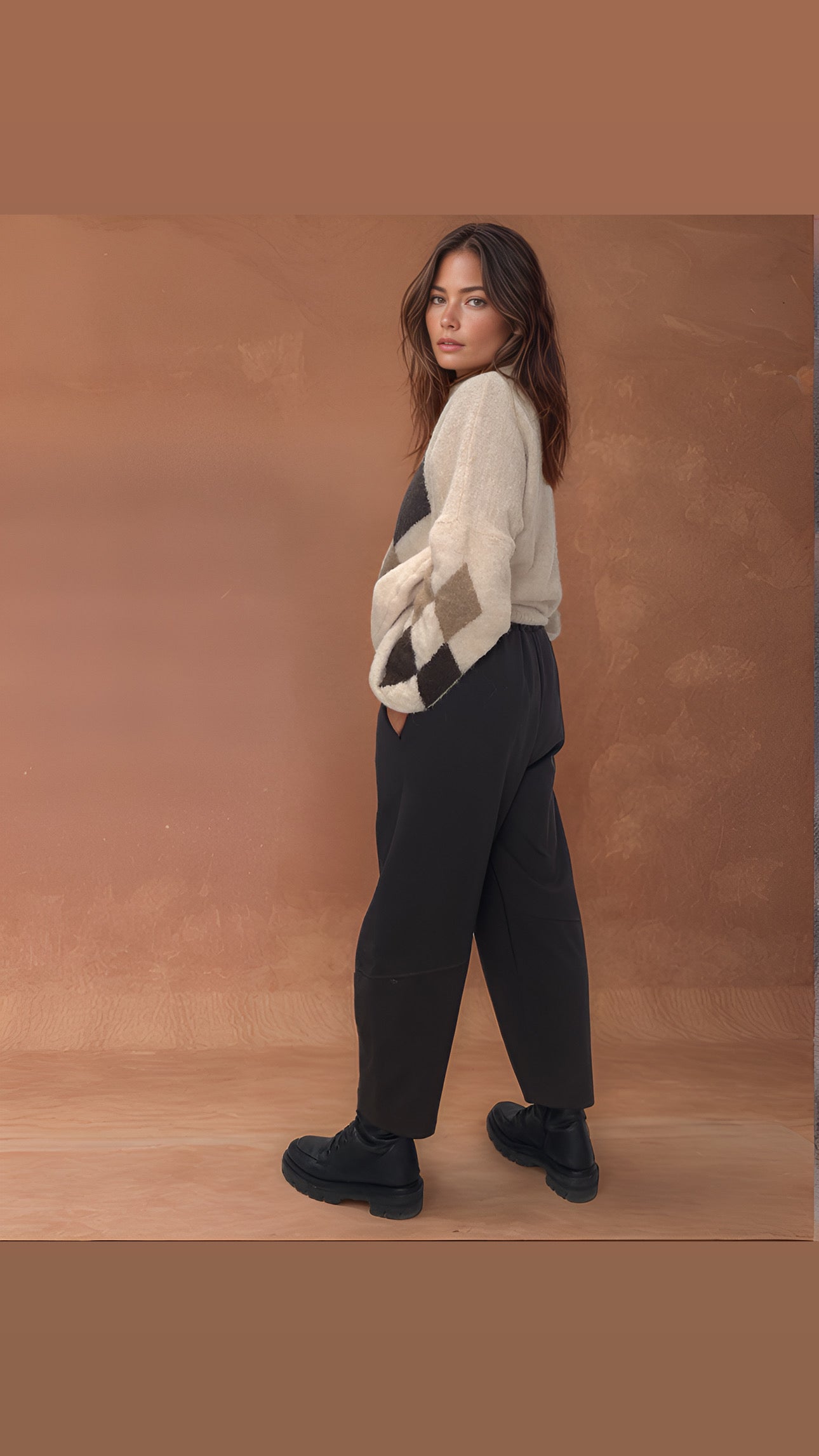 Calças Rita -  Balloon Ponto Roma